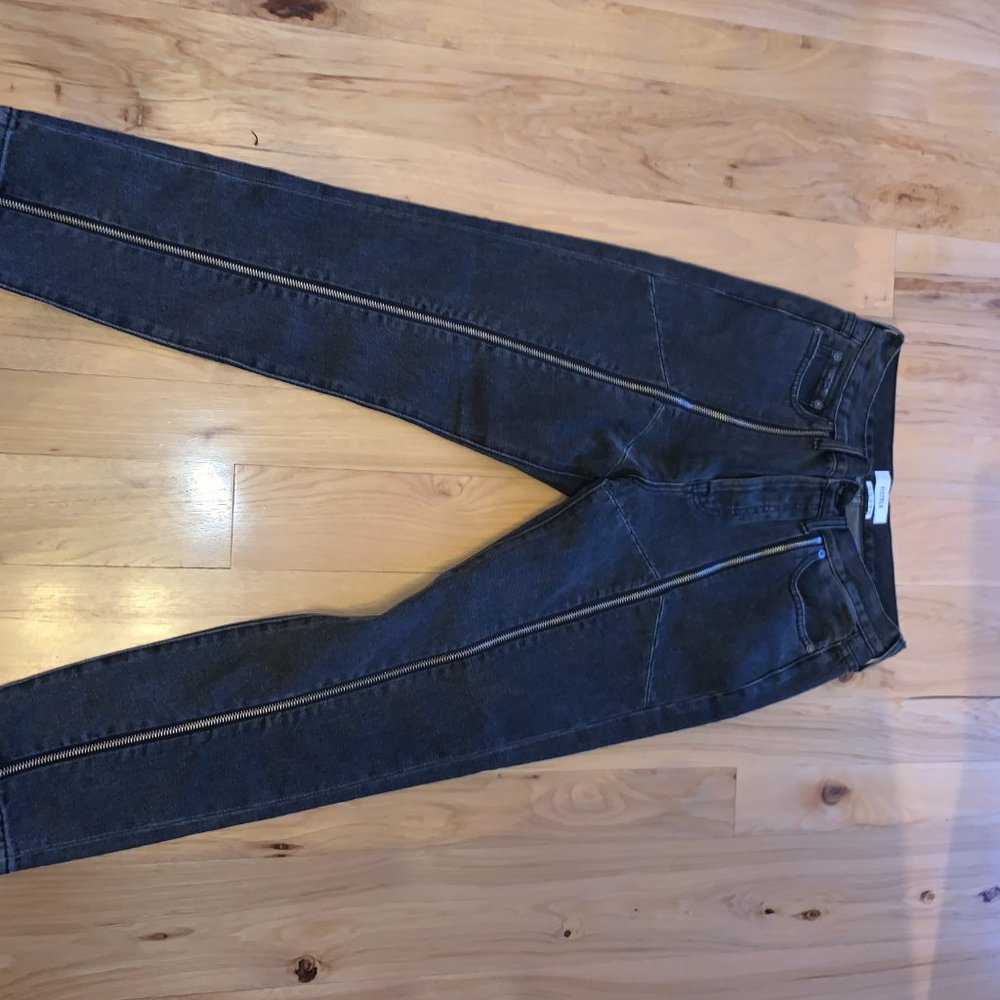 Pistola Zipper Nico High Rise Mom Night Crawler